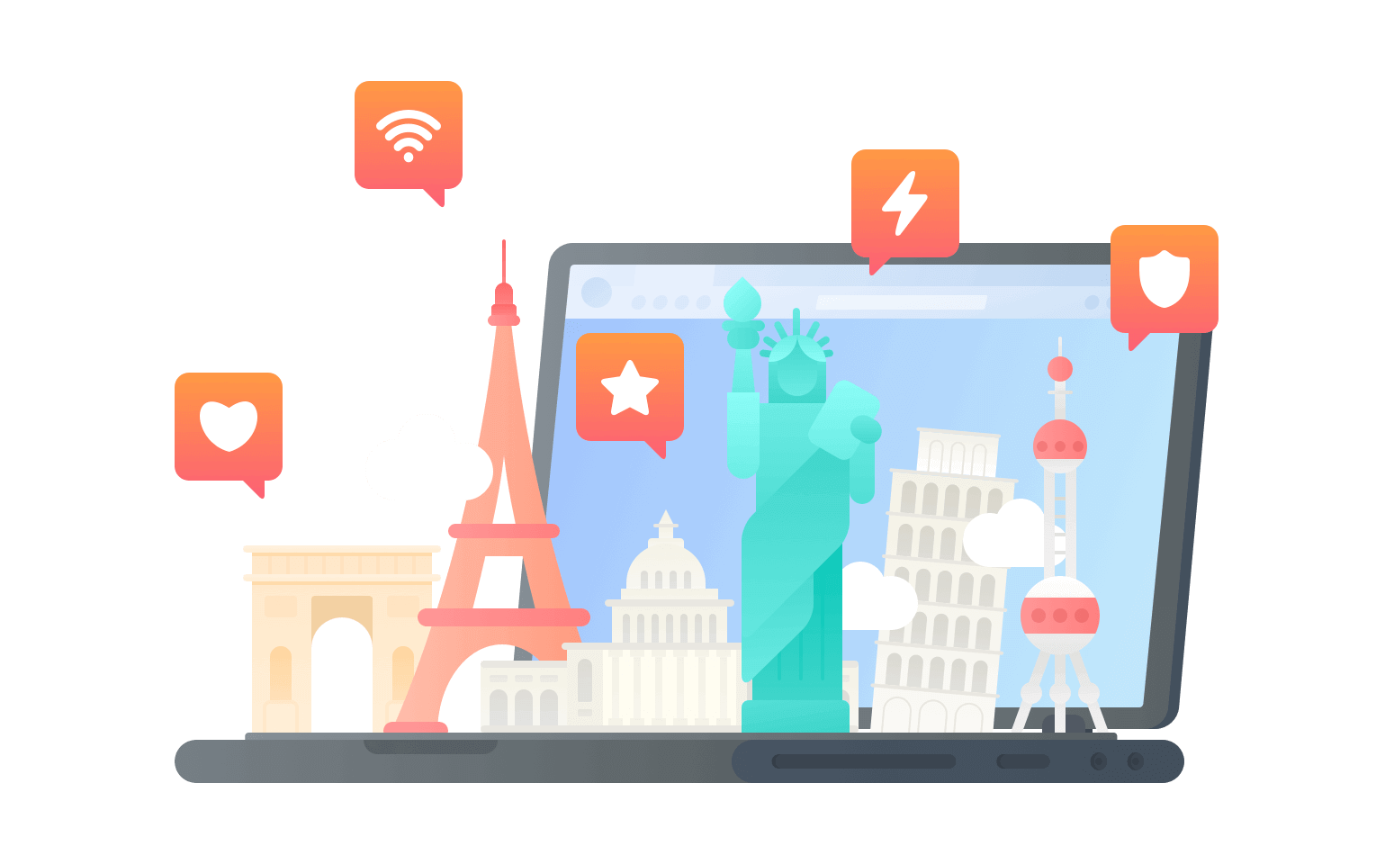 在福克兰连接到中国的代理 - 翻回VPN